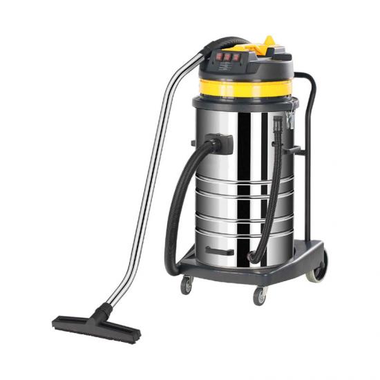 3-Motor Stainless Steel tank Wet and dry Vacuum Cleaner