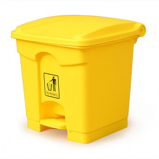 plastic garbage pedal bins