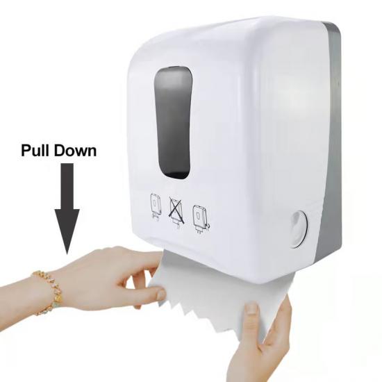 Modern white toilet paper dispenser wall mounted with Lock