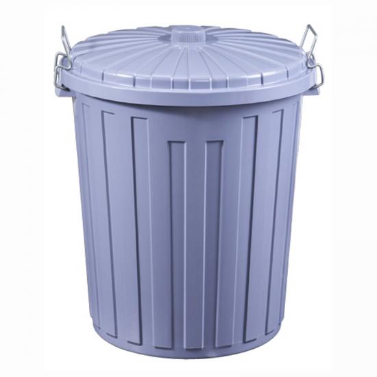 Plastic Round Garbage Bin With Lid