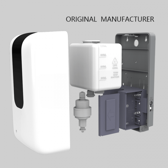 Original Manufacturer 1200ml Automatic Spray Type Dispensing Machine Dispenser for Commercial  Sanitizer Dispenser