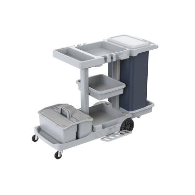  Janitorial Cleaning Trolley With Storage Bucket . -gz . Yuegao .