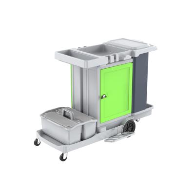  Janitorial Cleaning Cart With Storage Bucket . -gz . Yuegao .