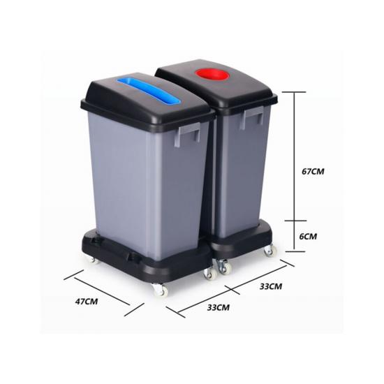 waste bins with base