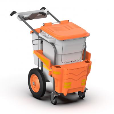 Trolley sanitation cleaning tool set