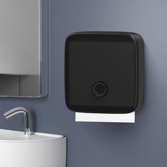 High-Capacity Hand Towel Dispenser Plastic Paper Holder for Hotel Toilet Kitchen Use . -gz . Yuegao .